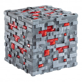 Minecraft replika Illuminating Redstone Ore Cube 10 cm